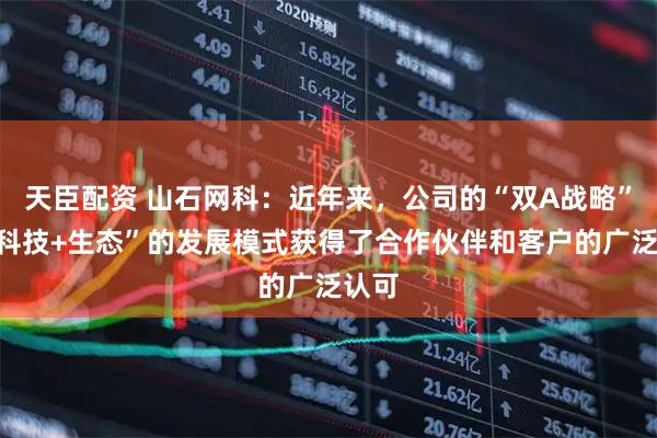 天臣配资 山石网科：近年来，公司的“双A战略”和“科技+生态”的发展模式获得了合作伙伴和客户的广泛认可